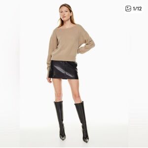 100% Cashmere Aritzia Babaton Session Luxe Boatneck